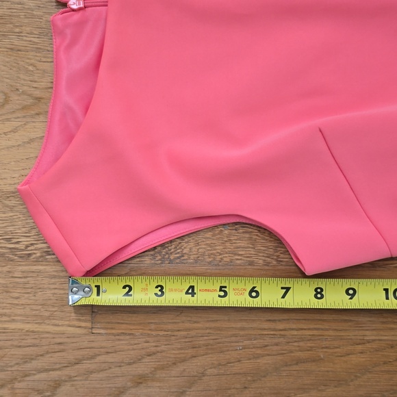 JH EVENING BRAND WOMEN'S PETITE CORAL SLEEVELESS DRESS SIZE 14P - Picture 15 of 16